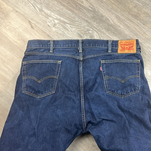 Levi’s 505 Dark denim jeans EUC W44 L30 - Picture 5 of 8